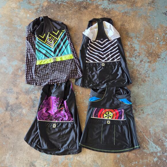 Moxie Cycling Jerseys Womens Lot of 3 SizeS M Pullover Jerseys Tanks Pockets - Picture 7 of 7